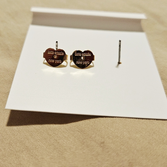 Kate Spade Heart Earrings +DustBag - Picture 7 of 12